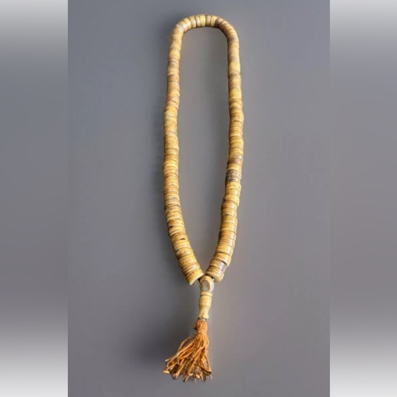 Vintage Brown 12mm yak bone 108 Tibetan rosary beads mala for prayers,meditation - Picture 5 of 10